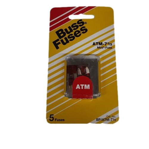 5Pk Buss Fuses BP/ATM 7 1/2