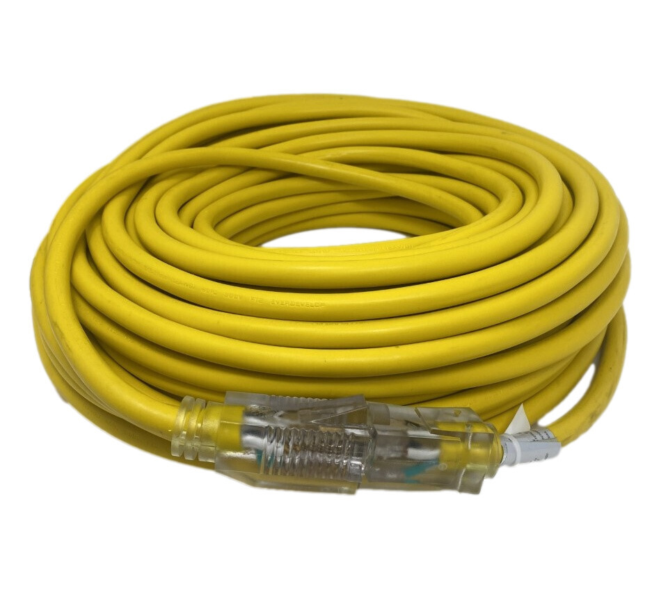 (06-PT6512100T) Outdoor Extension Cord with Indicator Light 100&#39; 12/3AWG  15 AMPS