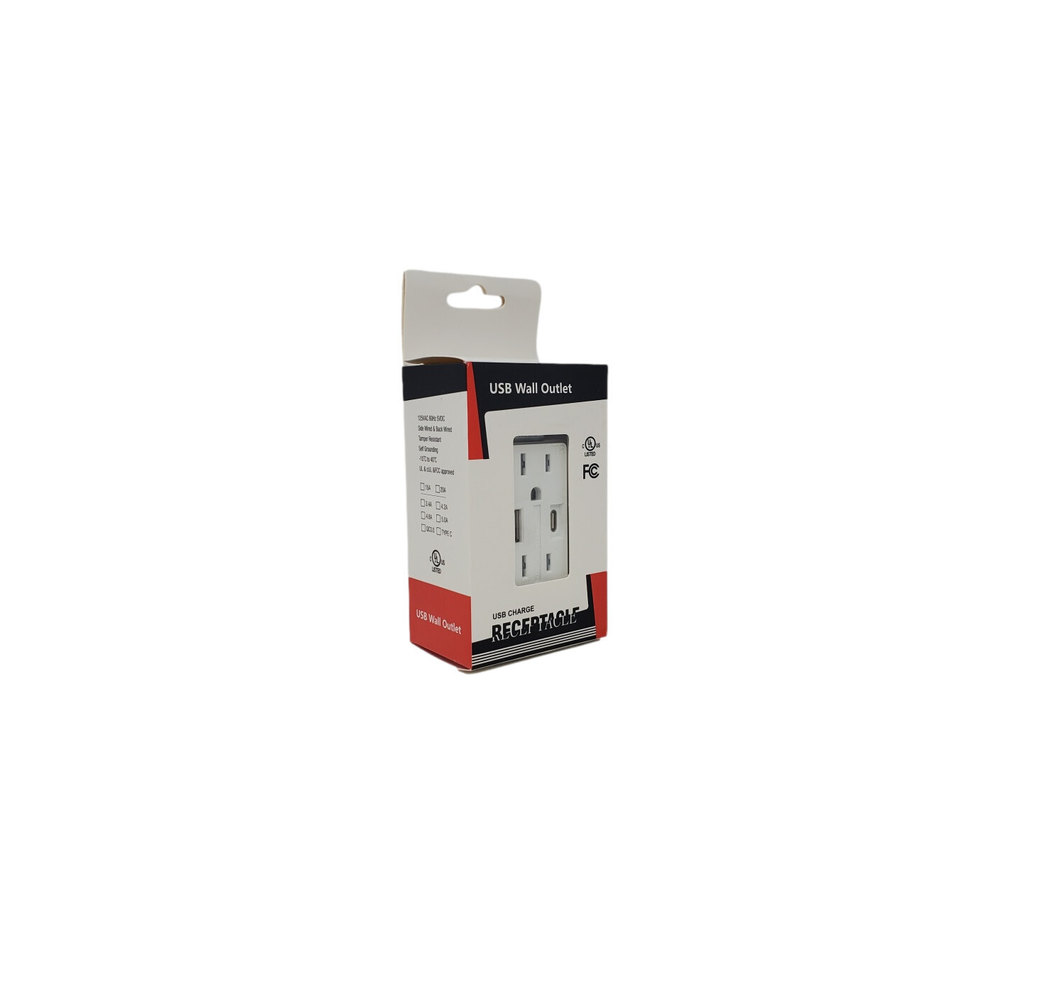 (21GFCIWT) 15A Dual USB Charger/Duplex Tamper-Resistant