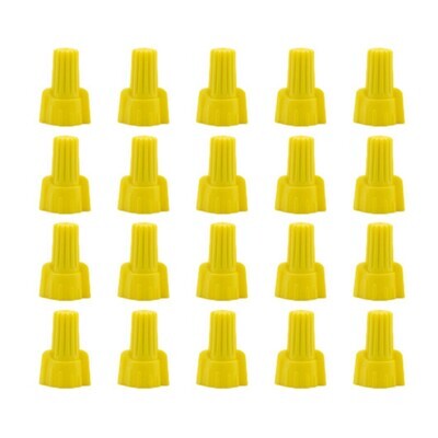 Yellow Twist Wire Connector- 20 Pk (3550)
