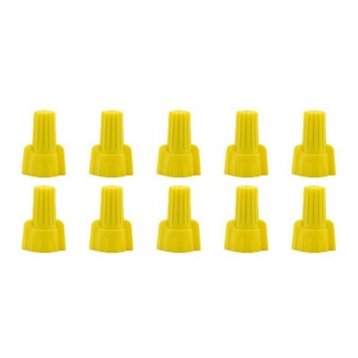 Twist Wire Connector 10Pc- Yellow