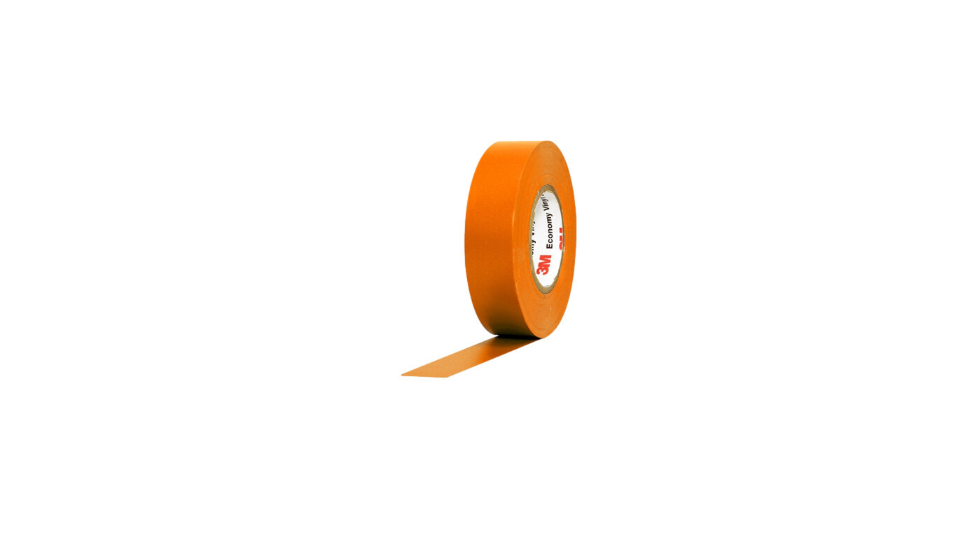 3/4&quot;  1400 3M Orange Vinyl Electrical Tape (C1400-75OR)