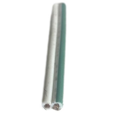 2-16 Strand Brake Wire Green/White (By the Foot)