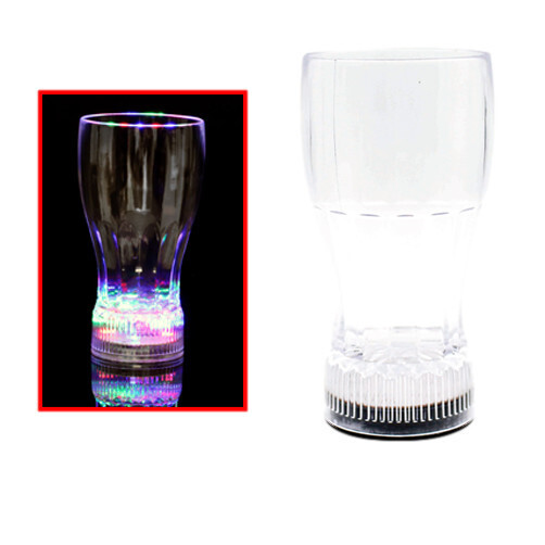 Flashing LED Beer Glass