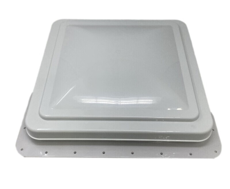 RV Powered Roof Vent with 1.5&quot; Garnish Ring - VK100M