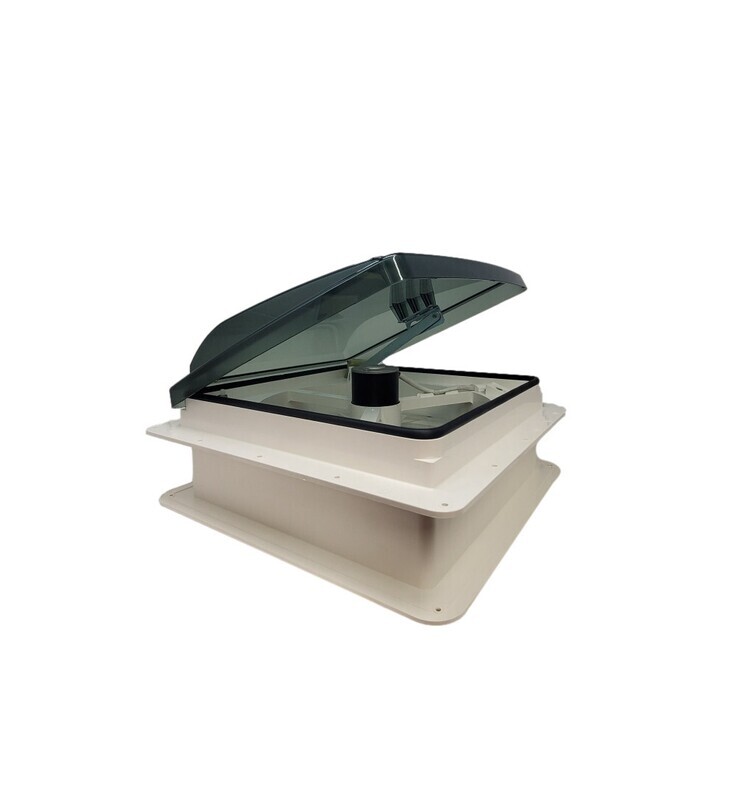 Shower Hatch with 12V Motor Smoke Cover 14&quot; x 14&quot;  ( R12VH-360 )