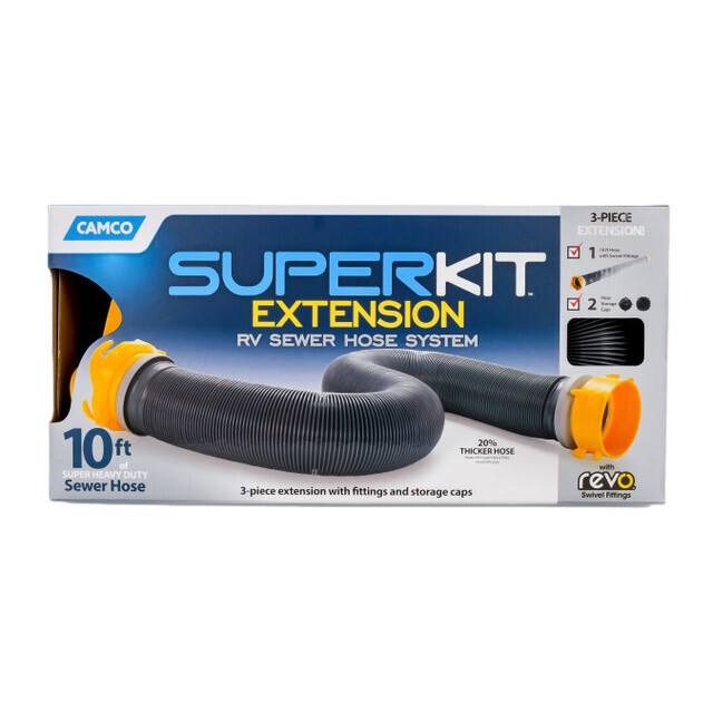 SUPERKIT Sewer Hose Extension- 10&#39; (39663)
