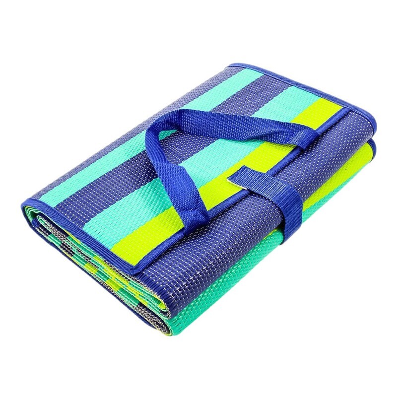 Handy Mat Blue/Turquoise/Green Stripes 60&quot; x 78&quot; (42806)