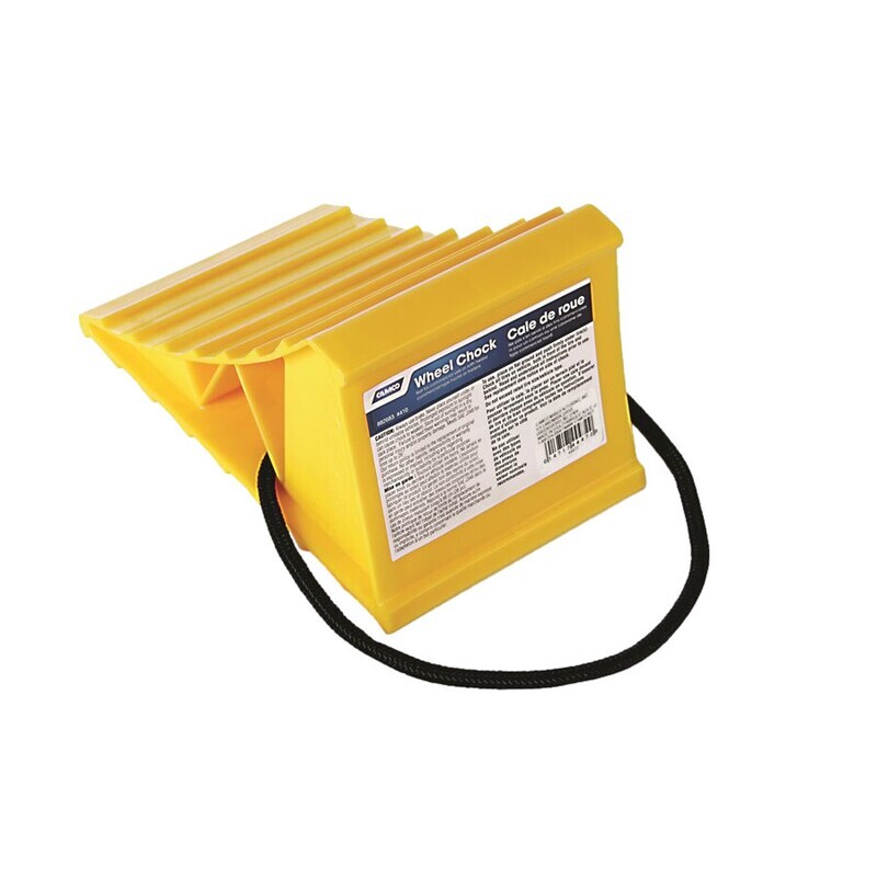 Wheel Chock with Rope - Yellow (44472)