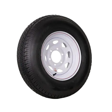 Kenda Loadstar Karrier ST225/75D15 White Spoke 6-5.5 LRD
