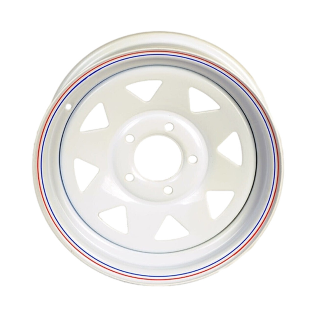 Steel Wheel 13&quot; x 4.5&quot; 5-4.5 Spoke White
