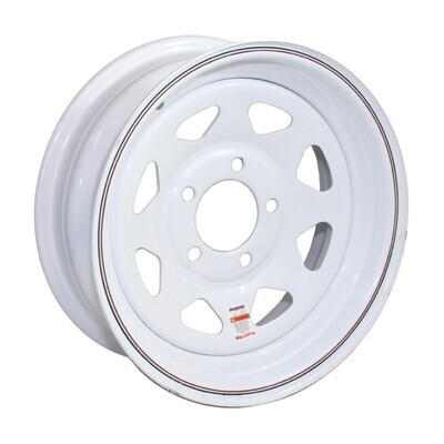 Steel Wheel 14&quot; x 5&quot; 5-4.5 Spoke White