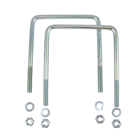 4" Spare Tire Bracket Mounting Square U-Bolt 2/pk