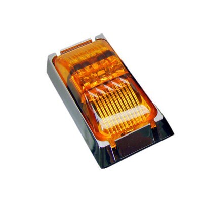 Model S150 Amber PC 2.5&quot; Waterproof LED Sidemarker Amber/Amber w/Wire S15-AA00-1 (Kit)
