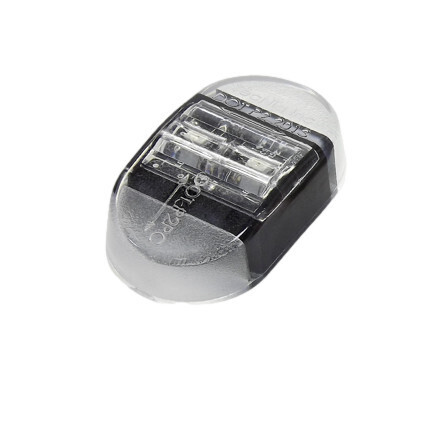 S14 Amber PCP2 Stud Mount Marker Light Clear Lens Pigtail S14-ACS0-1