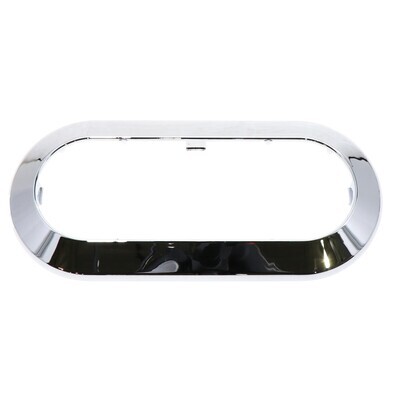 6&quot; Oval Surface Mount Trim Ring Chrome T61-0C00-1