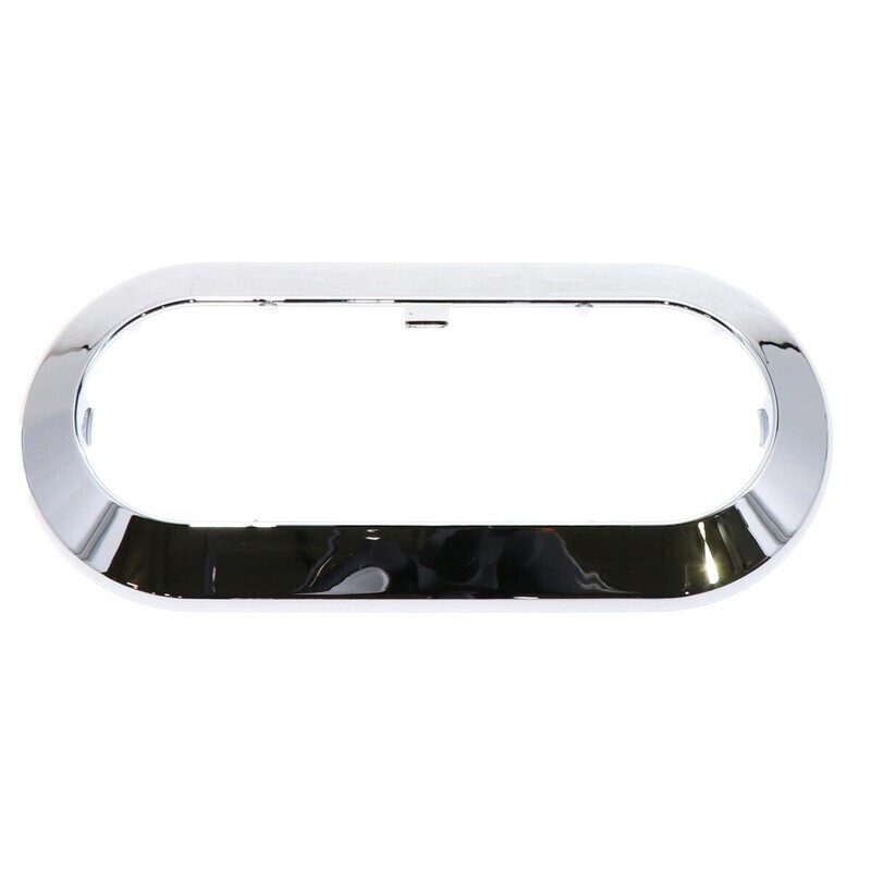 6" Oval Surface Mount Trim Ring Chrome T61-0C00-1