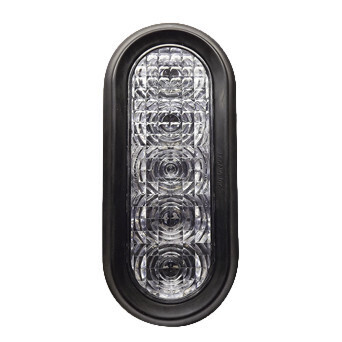 Tecniq T620 6&quot; Oval LED Flush Mount - Clear *Discontinue* T62-W0VA-1