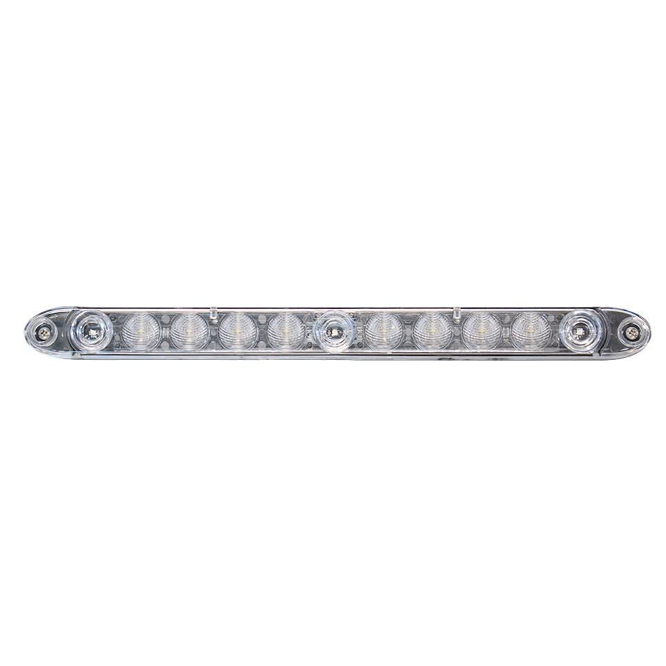 Low Profile Red LED Clear Lens with Reverse T15-RCW0-1