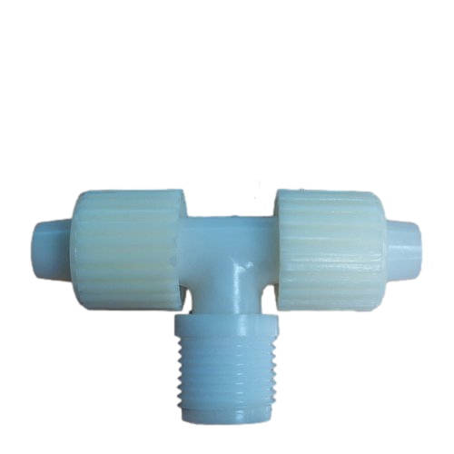 1/2&quot; Push x 1/2&quot; MPT x 1/2&quot; MPT Tee Fitting
