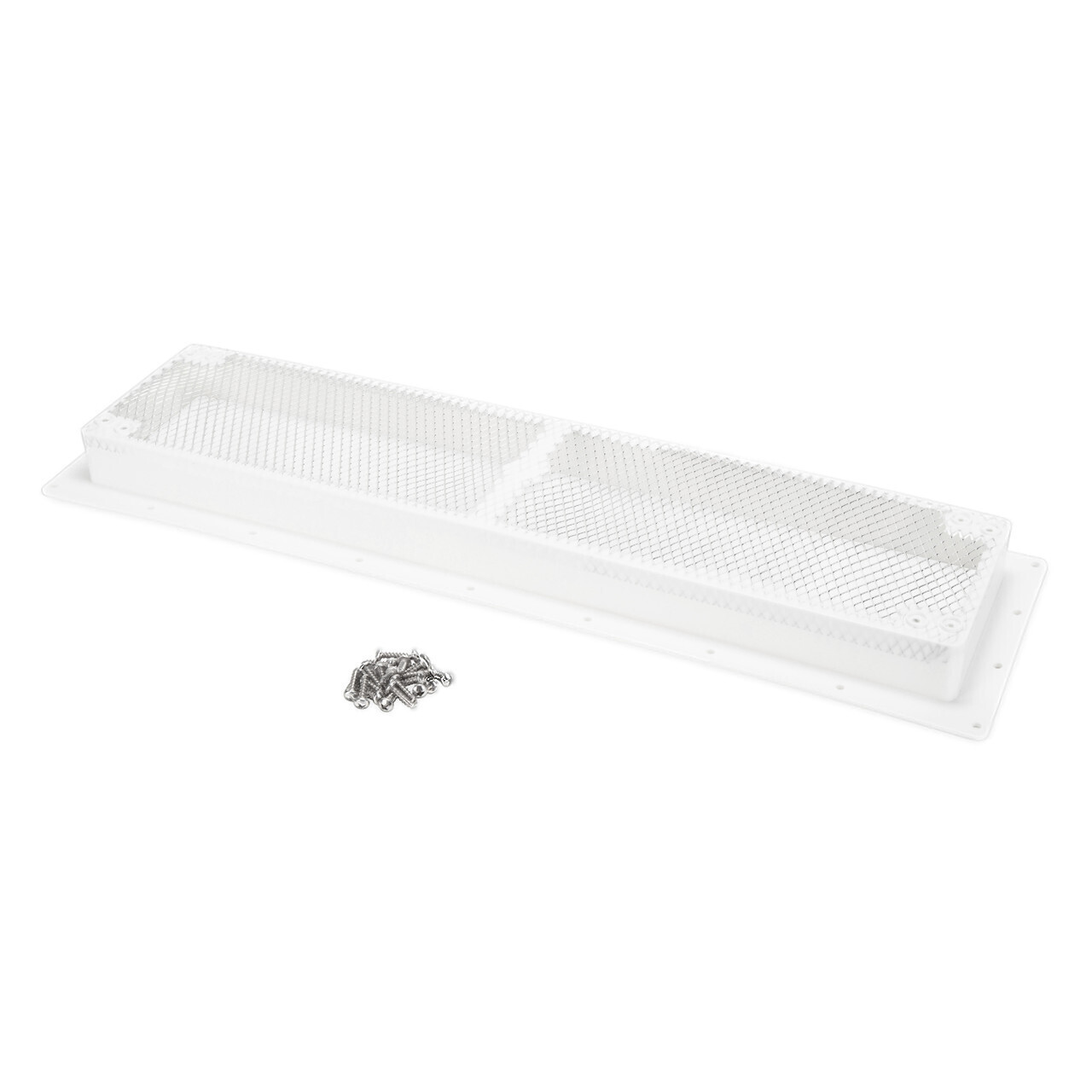 Camco Fridge Vent Base Only- White (42161)