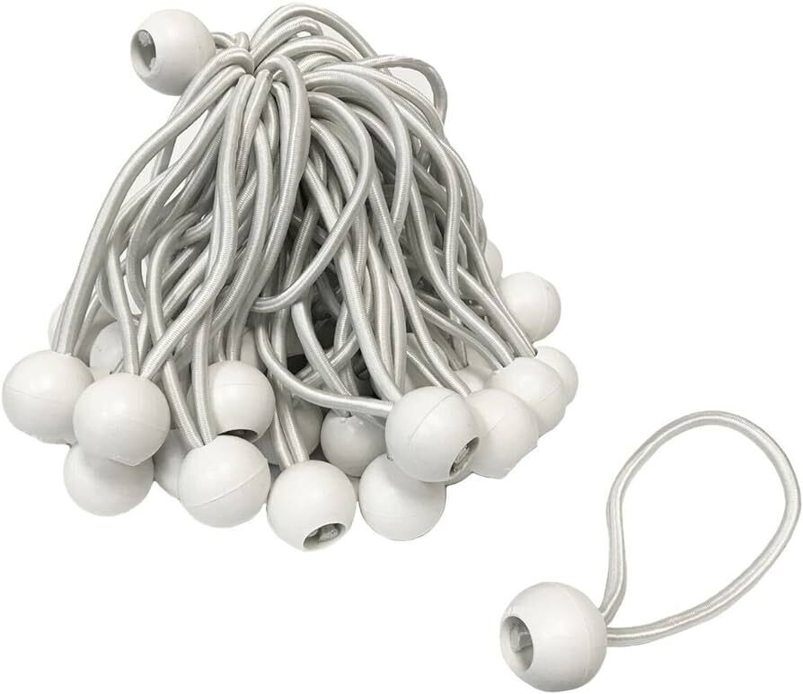 6&quot; Ball Bungee White (single) 065MMWT
