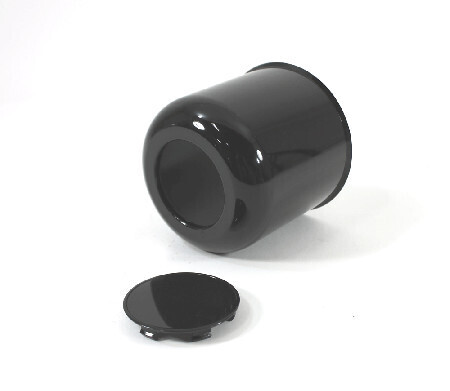 6 Lug  (Small) Black Center Cap w/Removable Top (WA-375BP)