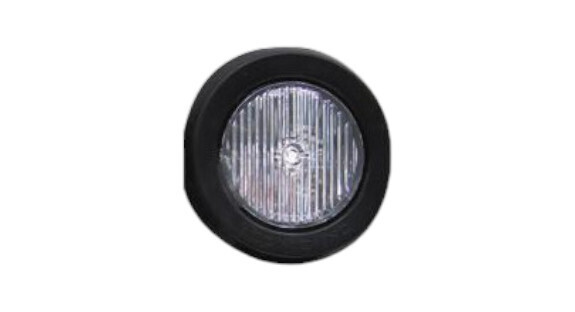2&quot; Round Red Sidemarker Clear Lens w/Grommet &amp; Wire S30-RC00-1 (Kit)