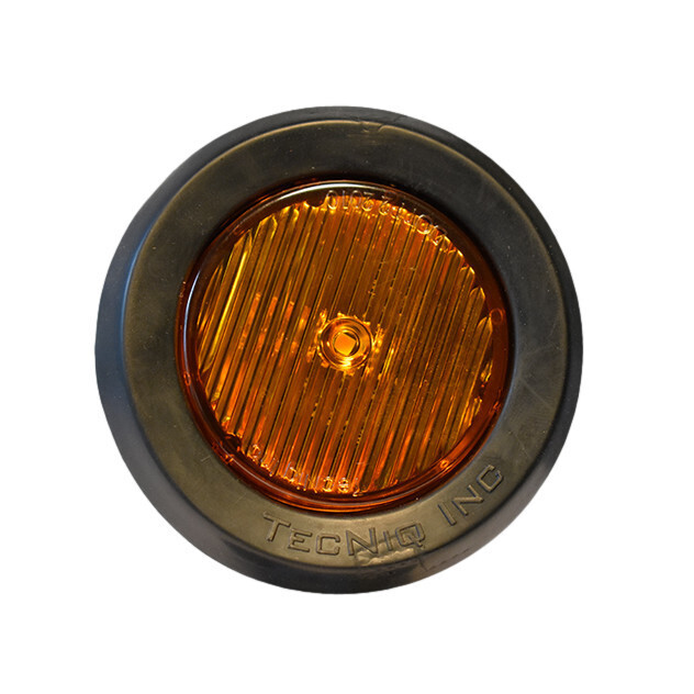 2&quot; Round Amber Sidemaker Amber Lens w/Grommet &amp; Wire  (S30-AA00-1 Kit)