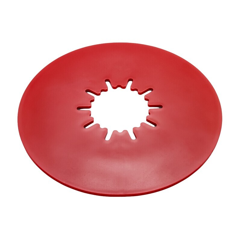 10&quot; Premium Fifth Wheel Lube Plate, Red w/ PTFE (44668)