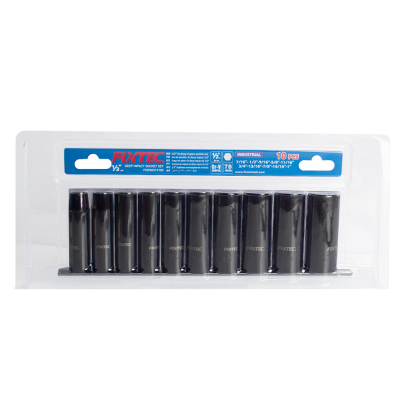 10pc 1/2&quot; Drive Deep Impact Socket Metric (FHDS031310M)