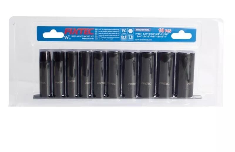 10pc 1/2&quot; Drive Deep Impact Socket SAE (FHDS031310S)