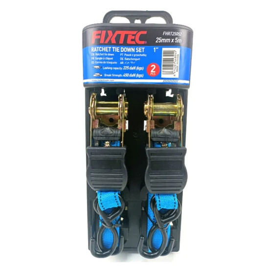 2 Pack 1&quot; x 20&#39; Ratchet Tie Down (FHRT25052)
