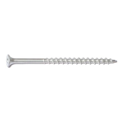 #8 x 3&quot; Square Drive Dacrotized Bugle Head Deck Screw 1 LB (07457)