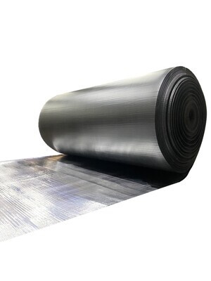 1/8&quot; Extreme Duty Poly Corrugated RV Underbelly Material with Radiant Barrier 77&quot; Wide x 15&#39;