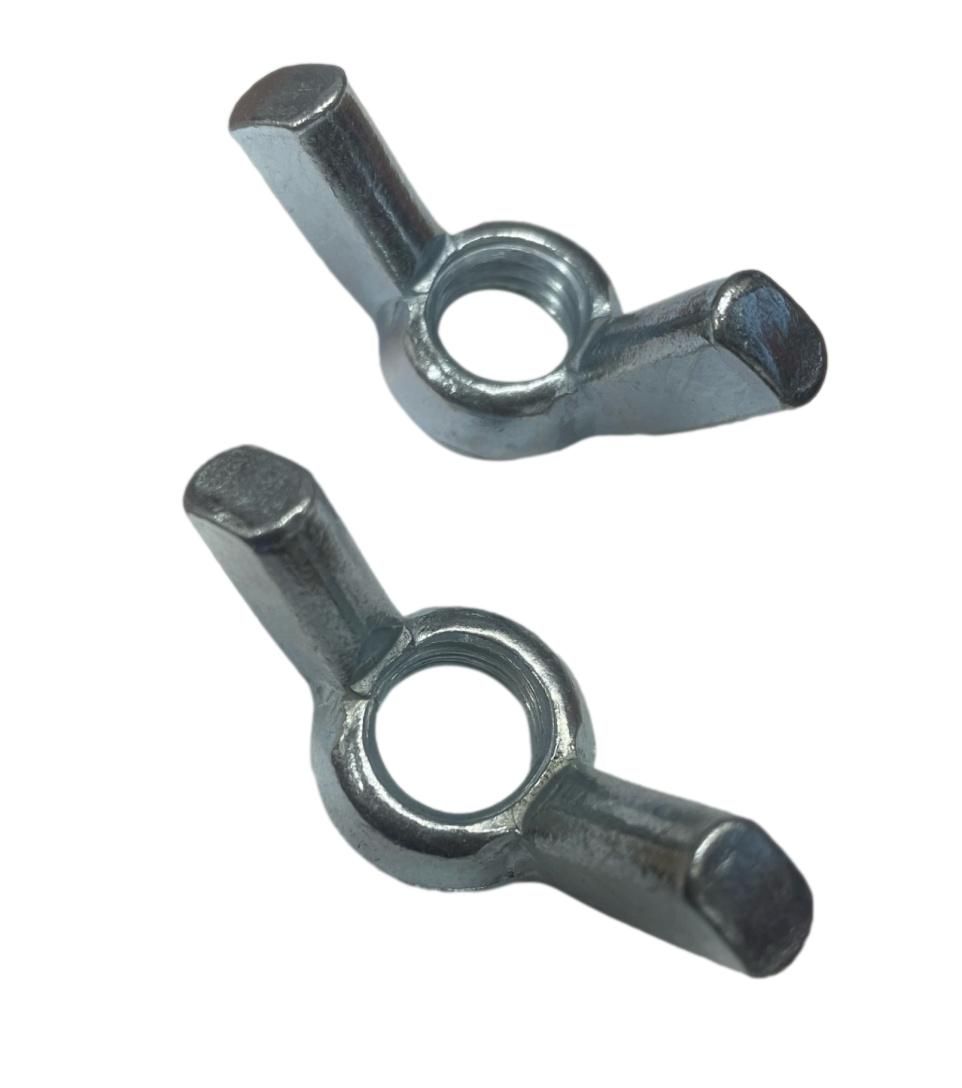 1/2&quot;-13 Zinc Plated Wing Nut (2 Pack)