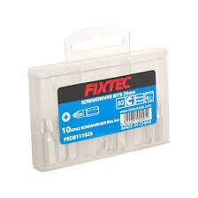 10PCS PH2 Anti-Slip Magnetic Positioning Screwdriver Bits Set with Plastic Transparency Box (FSDB111050)