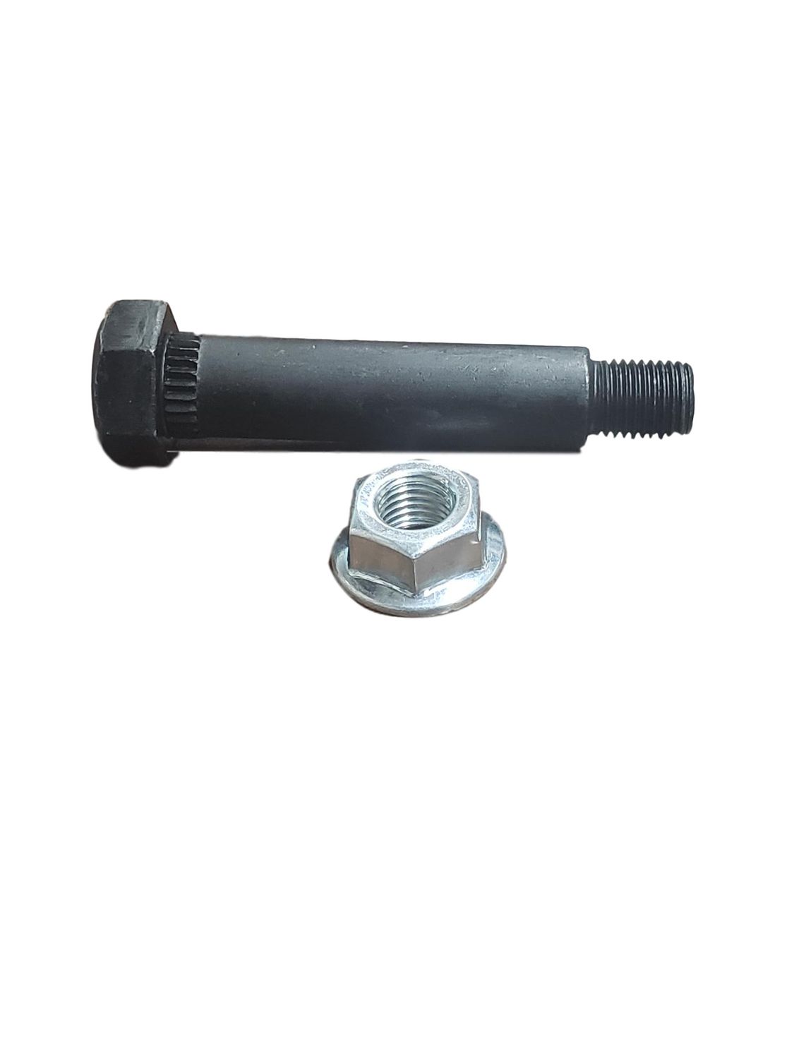 24 Pack 3.25&quot; Non-Greaseable Axle Bolt (Step-Down) w/7/16&quot; Locking Flange Nut (Kit)