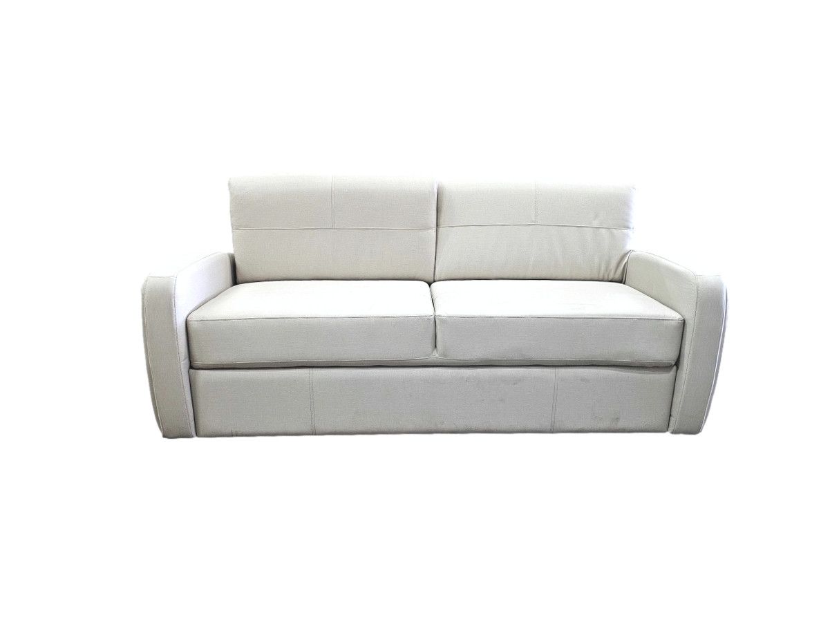 Raedon Home Pull-out Couch 80&quot; Great Lakes Birch- Sunguard Beige Thread (#27)