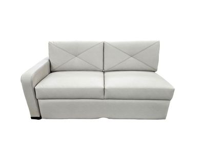 Lucca Jacknife Ensemble Tri-Fold Couch W/Drawer (One Arm) 70" Montage Alpaca- T270 Gray Thread (#28)