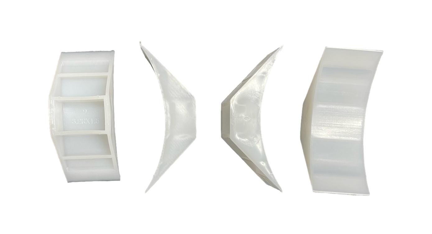 RV Window 3.20&quot; Radius Corner Blocks By 1.5&quot; (4 Pack)