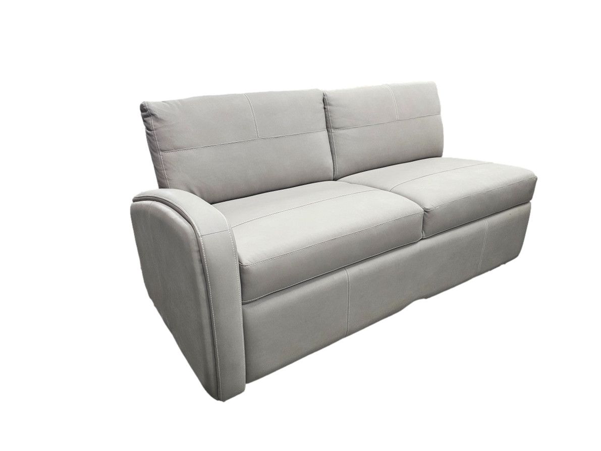 Raedon Jacknife Ensemble Tri-Fold Couch (One Arm) W/Drawer 68&quot; Tatem Sepia- Ficelle Thread (#36)