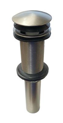 Brushed Nickel Brass Finger Touch Vessel Drain  (1042FTBN)