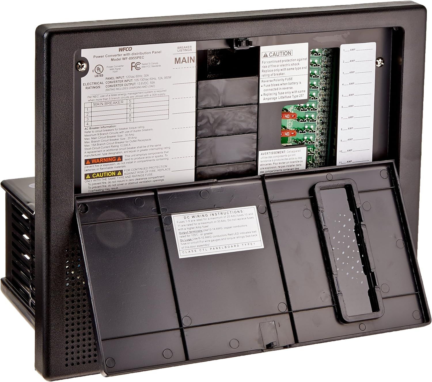8900 Series WFCO 55 Amp Power Center  (WF-8955PEC)