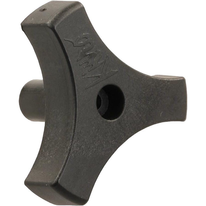 Tri-Lug Window Knob 9/16&quot; Black (20175)