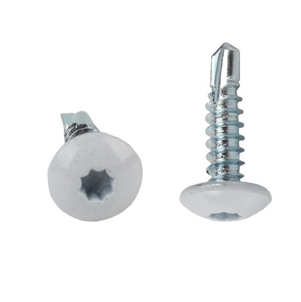 1lb of 1&quot; Double Square Truss Screws - White