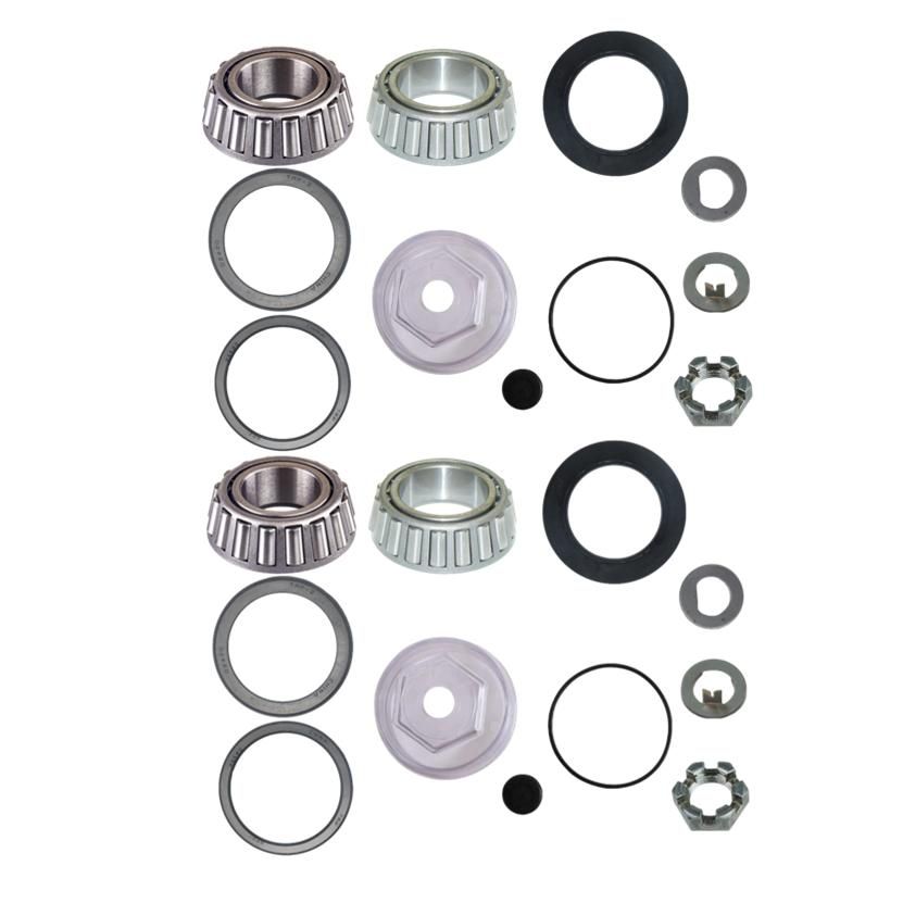 8000# Bearing (Kit) 25580/02475 w/Oil Cap (2 Pack)