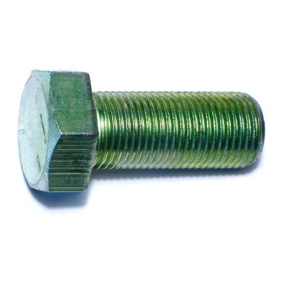 5/8&quot;-18 x 1-1/2&quot; Green Rinsed Zinc Hex Cap Screws (Pack of 5) (06211-5P)