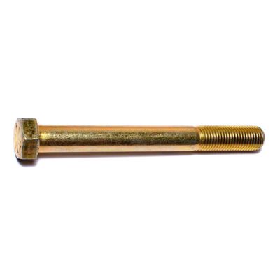7/16&quot;-20 x 4&quot;L Yellow Zinc Hex Cap Screws (1 lb Bag) (81997)