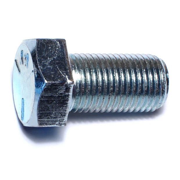 9/16&quot;-18 x 1&quot; Zinc Hex Cap Screws (1 lb Bag)